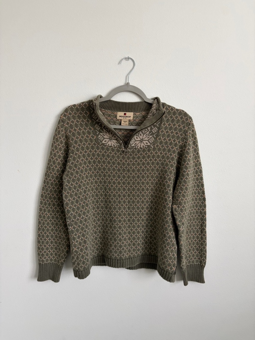 Woolrich women’sHalf-Zip Sweater